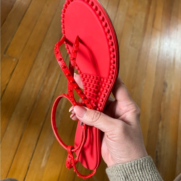 NEW Bottega Veneta Coral Thong Sandals Size 40 - Picture 8 of 9